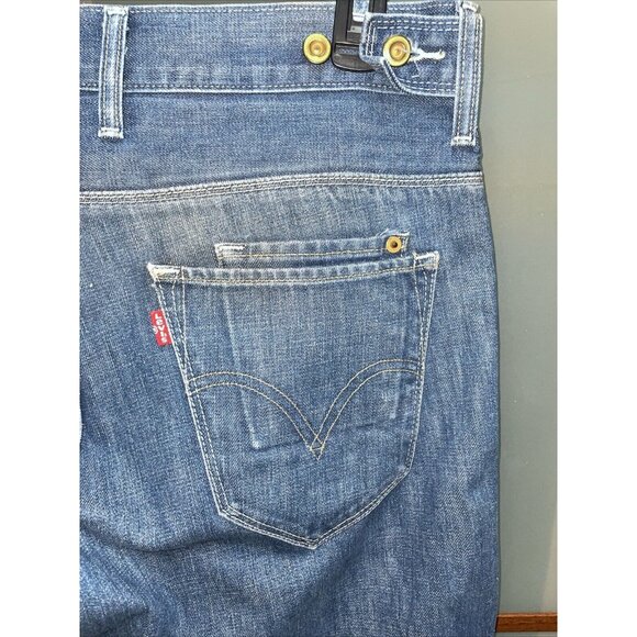 Levis 511 Men’s Skinny Fit Blue Denim Jeans Adjustable Waist Double Pocket 33x30 - Picture 8 of 11